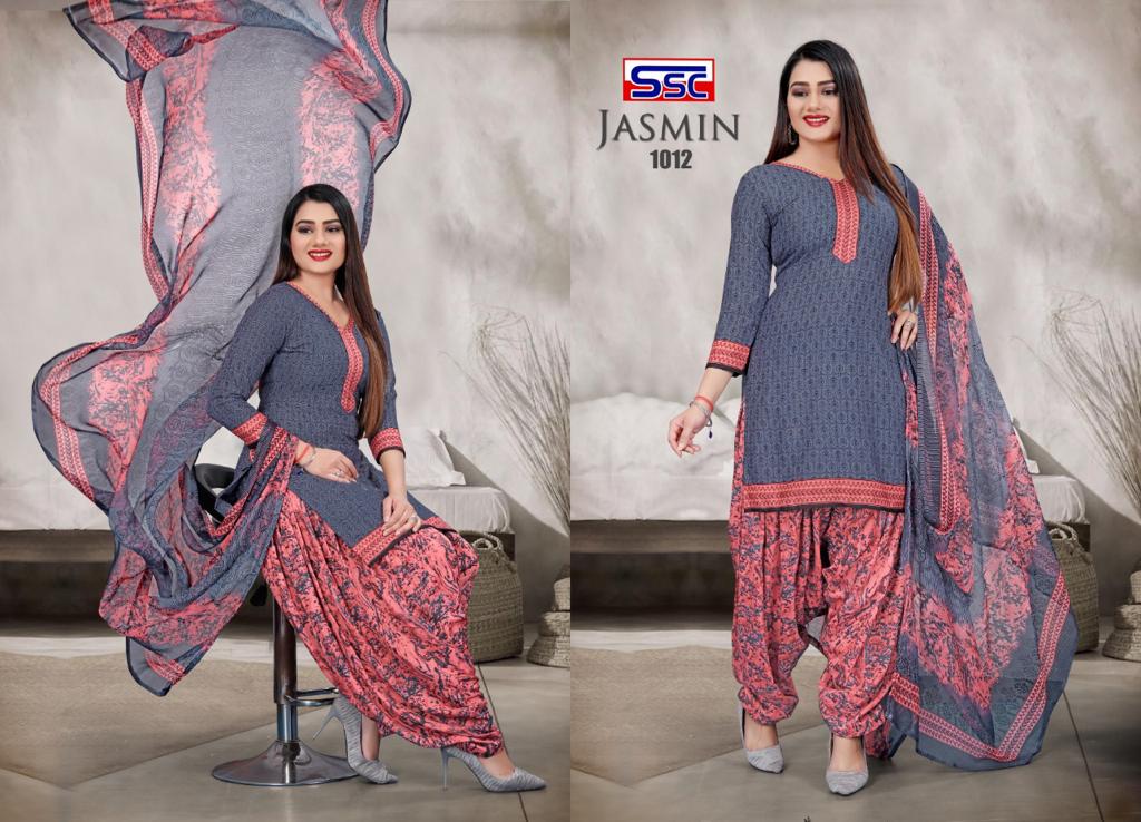 Ssc Jasmin 25 Casual Wear Wholesale Dress Material Collection